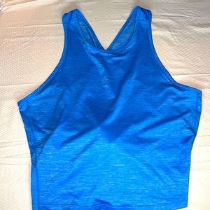 NWT FABLETICS WRAP TOP BLUE SIZE L/10